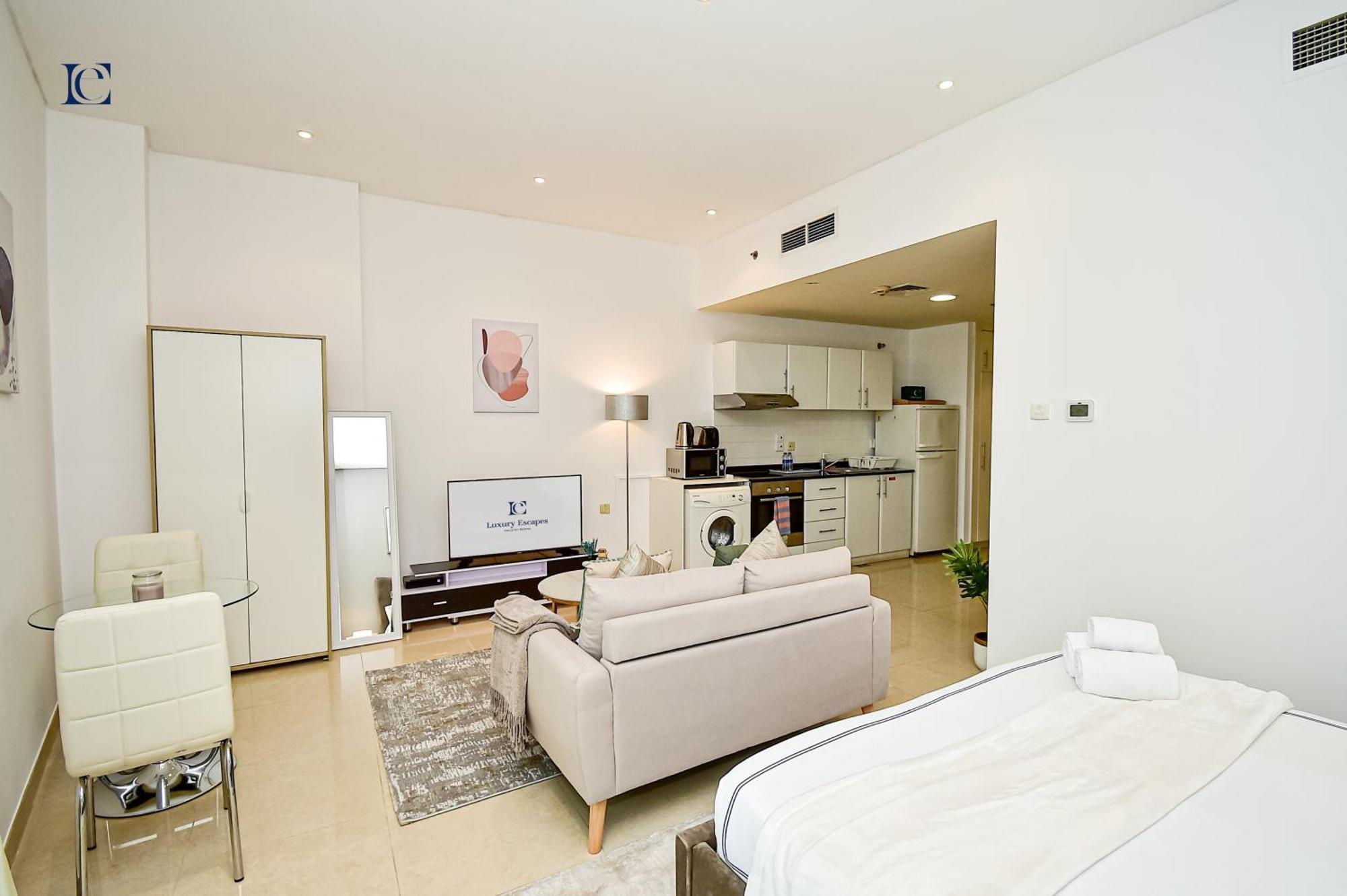 Luxury Escapes - Budget Studio With Balcony, Yacht Bay Marina Dubai Dış mekan fotoğraf